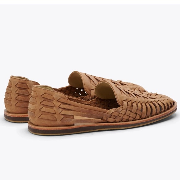 Nisolo Huarache Leather Sandals Tobacco Size 12.5 - Picture 5 of 12